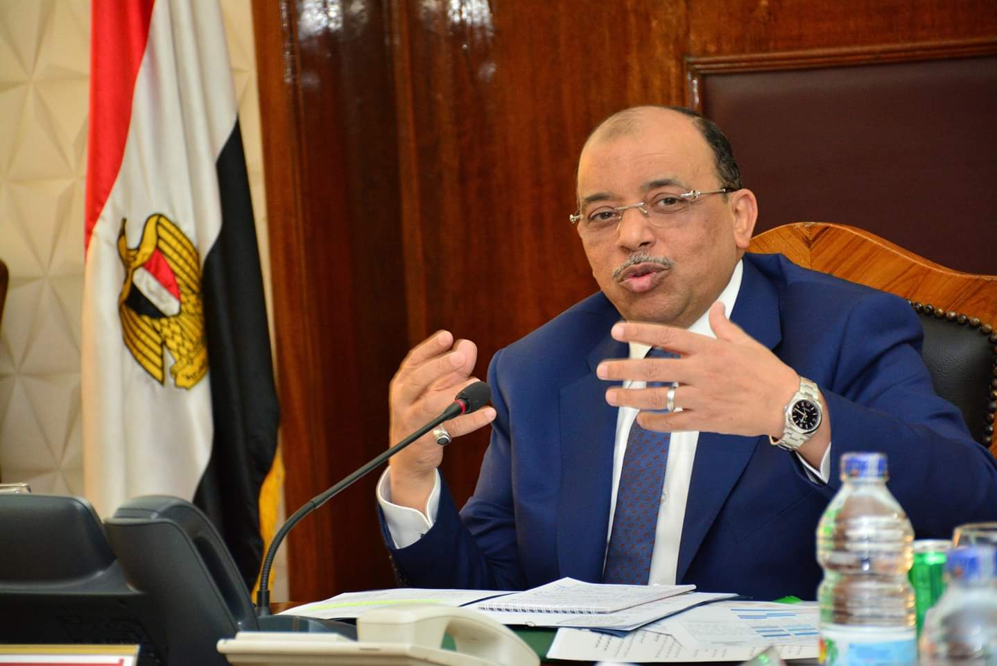 وزير التنمية المحلية يجتمع بمحافظ الدقهلية لمناقشة تنفيذ خطة المحافظة الاستثمارية