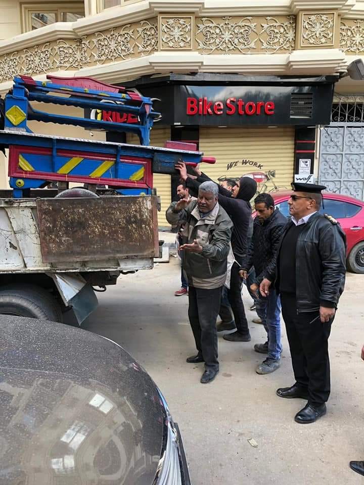 حملة مكبرة لازالة الاشغالات المخالفه بحي شرق الاسكندريه