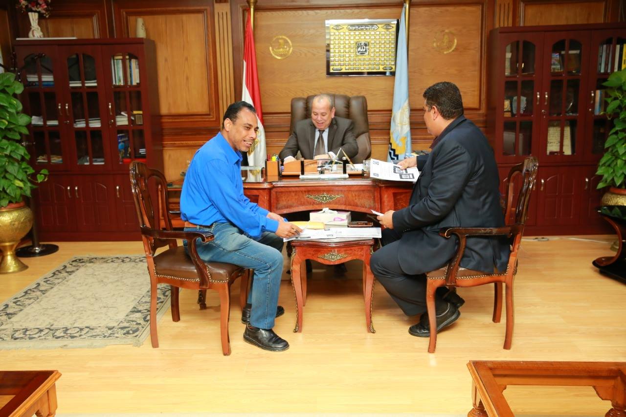 محافظ كفر الشيخ يستقبل رئيس المجلس الوطني للشباب بالمحافظة