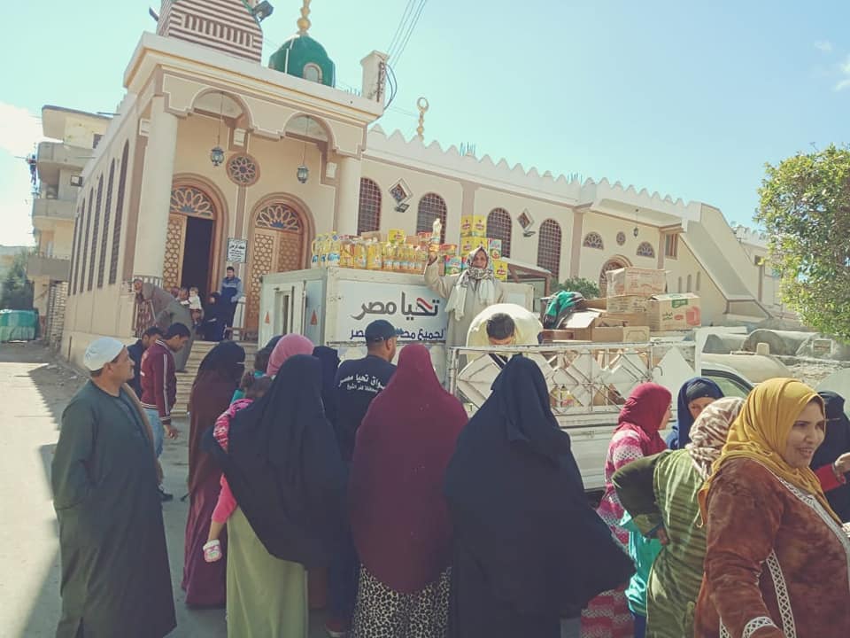 مستقبل وطن يوفر سلع تموينية وخضروات بأسعار مخفضة فى قرى كفرالشيخ