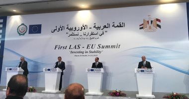 الرئيس السيسى يؤكد أن القمة العربية الأوروبية ساهمت فى بناء علاقات جديدة