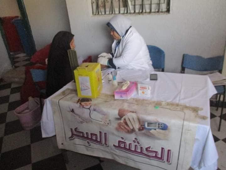 الكشف على 1235 مريض ضمن القافلة الطبية بقرية زاوية الناوية ببا