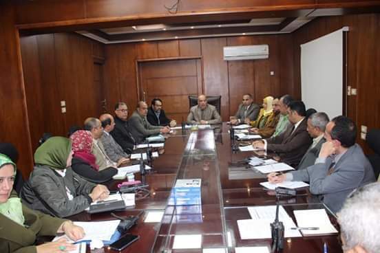 وكيل تعليم الغربية يجتمع بمديري العموم لمتابعة الاعمال ودعم تنفيذ مبادرة رئيس الجمهورية ”100 مليون صحة ”