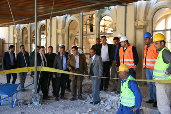 قيادات الآثار يتفقدون ترميم المتحف الروماني والمعبد اليهودي بالإسكندرية‎