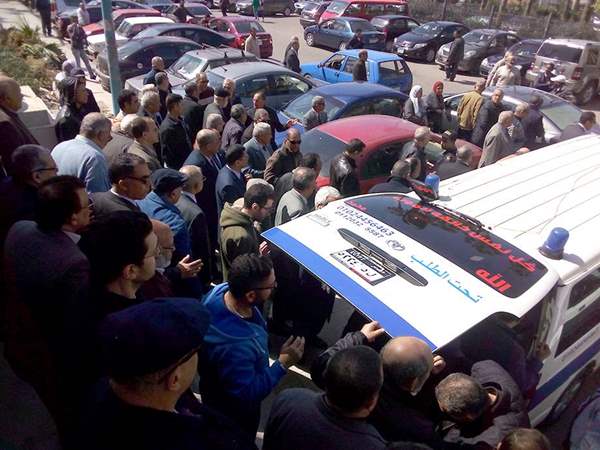 تشييع جنازة ثاني عضوات ”روتاري الإسكندرية” ضحية حادث محطة مصر