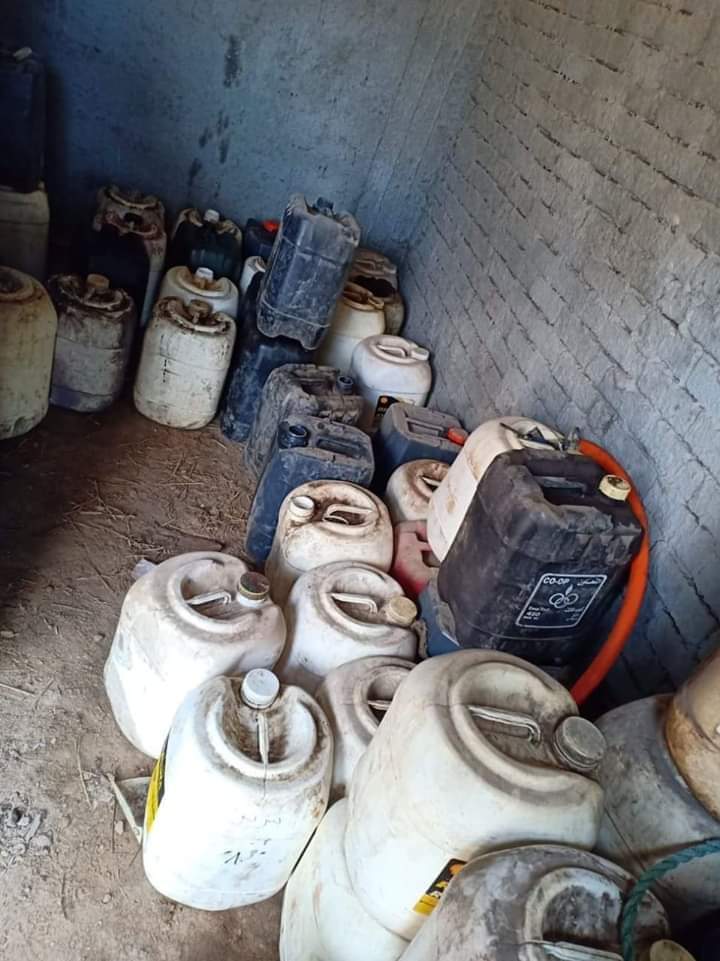 ضبط 1500 لتر سولار مدعم بمركز الجمالية بالدقهلية