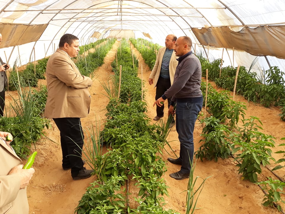 التداوي يتفقد مدارس التعليم الثانوي الفني بإدارة الداخلة التعليمية