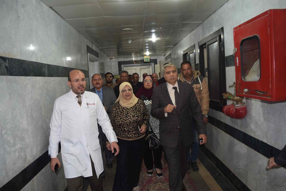 محافظ المنيا يتابع أعمال مبادرة (100 مليون صحة)