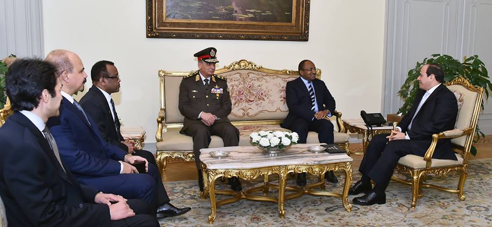 السيسى يشيد بجهود دعم التعاون العسكرى بين مصر وتنزانيا