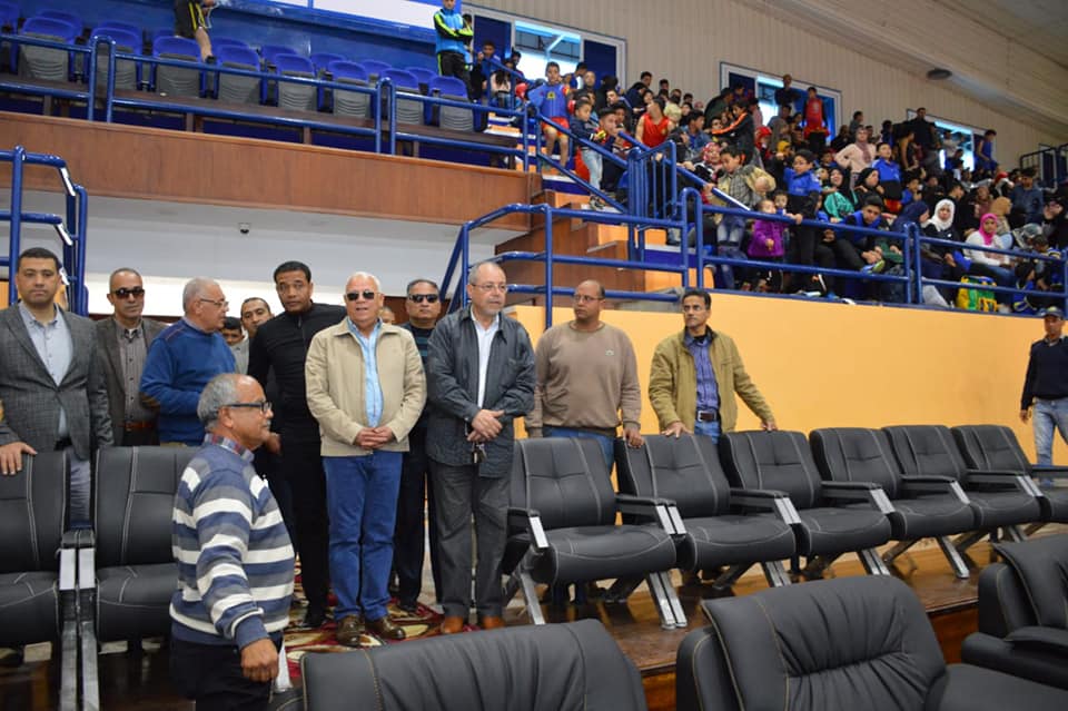 محافظ بورسعيد يتابع فعاليات بطولة الجمهورية للووشو والكونغ فو