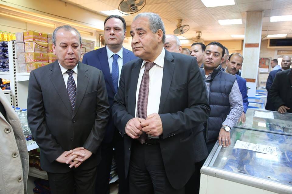 وزير التموين والتجارة الداخلية ومحافظ كفرالشيخ يتفقدان دلتا ماركت