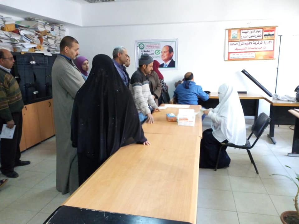 البيئة بالدقهلية تشارك في مبادرة ١٠٠مليون صحة