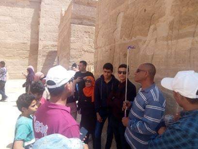 زياره برلمان طلائع مصر لمعبدي حتشبسوت وهابو وجزيره الموز بالأقصر