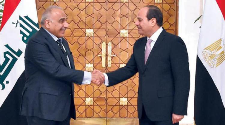الرئيس السيسي يتلقي  اتصالاً هاتفياً من رئيس الوزراء العراقي