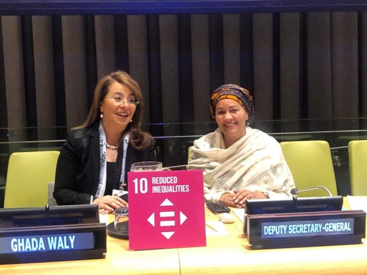 غادة والي تلقي بيان مجموعة ال٧٧والصين حول الحماية الاجتماعية بالأمم المتحدة