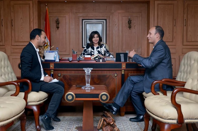 وزيرة الهجرة تستقبل مصري عضوا بالحزب الاشتراكي الألماني