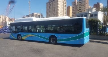 وصول الاتوبيس الكهربائي للاسكندريه