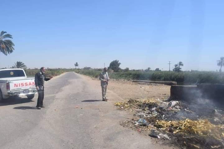 حملات  للنظافة وضبط  المخالفات بمركز أبوقرقاص بالمنيا