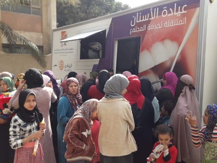 علاج 500 شخص في قافلة علاجية بقرية نزلة الأشطر بالجيزة