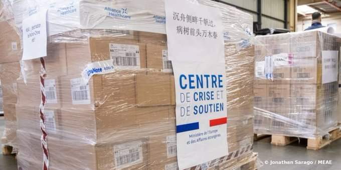 فرنسا ترسل شحنة مساعدات طبية  ووهان و هوباي تضامنًا مع الصين