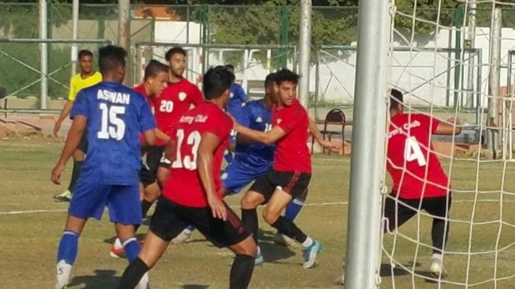 اليوم أسوان يفوز على طلائع الجيش 2-0 فى دورى الجمهوريه مواليد 99