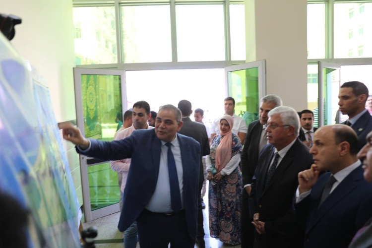 وزير التعليم العالي ومحافظ كفر الشيخ ورئيس الجامعة يفتتحون مقر جامعة كفر الشيخ الأهلية