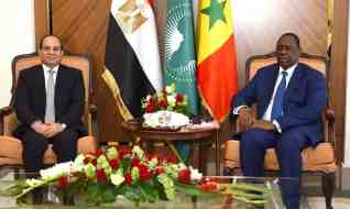 السيسى يجري مباحثات ثنائية مع الرئيس السنغالى