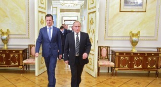 بوتين يهنئ الأسد بالذكرى الـ75 لقيام العلاقات الدبلوماسية بين البلدين