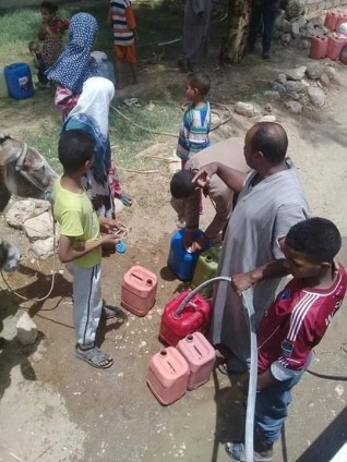 حماية يستغيث بالمسئولين لتوفير مياه نظيفة الأهالى قرية الشيخ علي شرق بدشنا بقنا