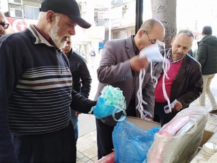 تموين الاسكندريه يضبط  مصنع كيماويات بدون ترخيص و كميات من الكمامات والمطهرات مجهولة المصدر