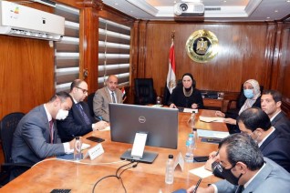 وزيرة التجارة تبحث سبل الارتقاء بصادرات مصر من مواد البناء خلال المرحلة المقبلة