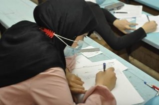جامعة المنيا بدأت امتحانات اخر العام فى وسط اجراءات احترازية مشددة