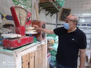 سعد الله : يقود حملة صباحية مفاجأة علي مخابز واسواق الإسكندرية