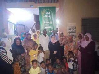 مؤسسة مصر العطاء للتنمية تزور اللاجئين السودان