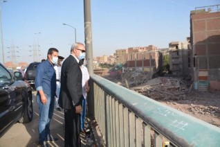محافظ القليوبية يتايع أعمال تطوير قصر محمد علي وإزالة المباني المتعارضة مع توسعة الطريق الدائري