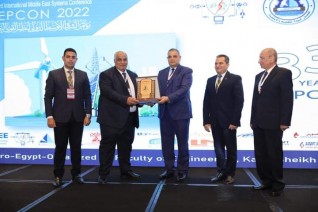 رئيس جامعة كفر الشيخ يفتتح مؤتمر الشرق الأوسط الدولي لنظم القوى الكهربية “MEPCON 2022"