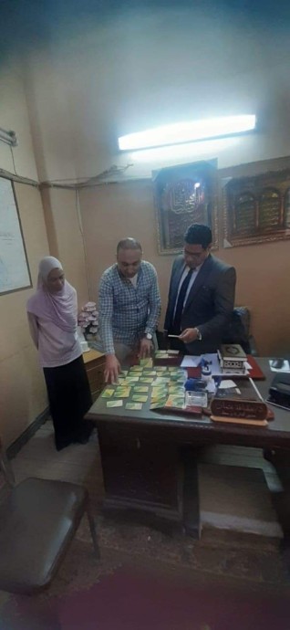 مصادرة عدد من البطاقات التموينية تم ضبطها بأحد المخابز البلدية بالاسكندرية