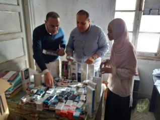 ضبط 8000 سيجارة مجهولة المصدر بوسط الإسكندرية