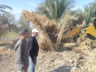 وكيل زراعة بالفيوم يتابع فعاليات الموجه الـ 24 المرحلة الثانية بإزالة 9 حالة تعدى بابوجنشو