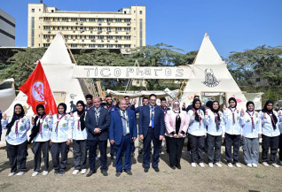 رئيس جامعة القاهرة يفتتح المهرجان الكشفي والإرشادى لجوالي الجامعة تحت شعار "بداية جديدة .. مستعدون للحياة"