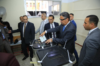 وزير التموين والتجارة الداخلية يدلي بصوته في انتخابات مجلس الشيوخ