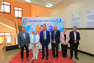 رئيس جامعة كفر الشيخ يشهد فعاليات المؤتمر العلمي الدولي لقسم طب الأطفال بكلية الطب