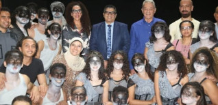 محمود حميده يشهد عرض الفتونة لفرسان الشرق بالجمهورية