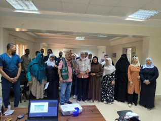 تدريب تمريض مستشفيات الوادي الجديد علي أسس سلامة وأمن المريض وخطه الرعاية التمريضية