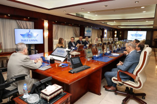 الفريق أسامة ربيع يلتقي المبعوث الإيطالي لمشروع الممر الاقتصادي الهند - الشرق الأوسط - أوروبا "IMEC"  لبحث سبل التعاون المشترك