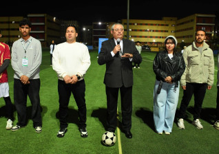 رئيس جامعة عين شمس ونائبه لشؤون التعليم والطلاب يشهدان انطلاق الدورة الرمضانية لأسرة «طلاب من أجل مصر»