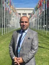 أعتماد أحمد غازي ممثل دائم في الأمم المتحدة عن المركز العربي الأوروبي