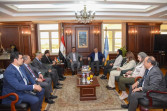 محافظ الإسكندرية يستقبل وزير التموين والمدير التنفيذي لجهاز “مستقبل مصر” بديوان عام المحافظة
