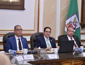 مجلس جامعة القاهرة يتقدم بخالص التهنئة  للرئيس عبدالفتاح السيسي و الشعب المصري بمناسبة حلول عيد الاضحى المبارك